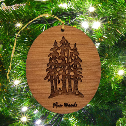 Muir Woods Ornament - National Park Souvenir - Christmas Ornament - Handmade -  15018MW