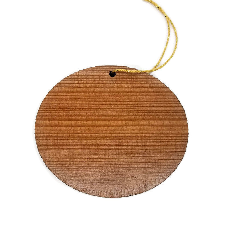 San Diego California Skyline Christmas Ornament California Laser Cut Handmade Wood Ornament Made in USA