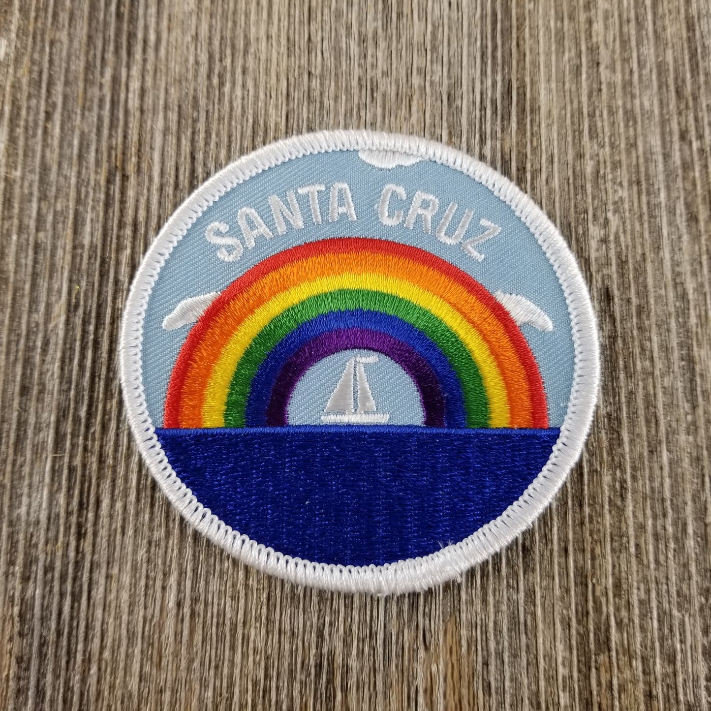 Santa Cruz Patch - Rainbow and Sailboat - 10129