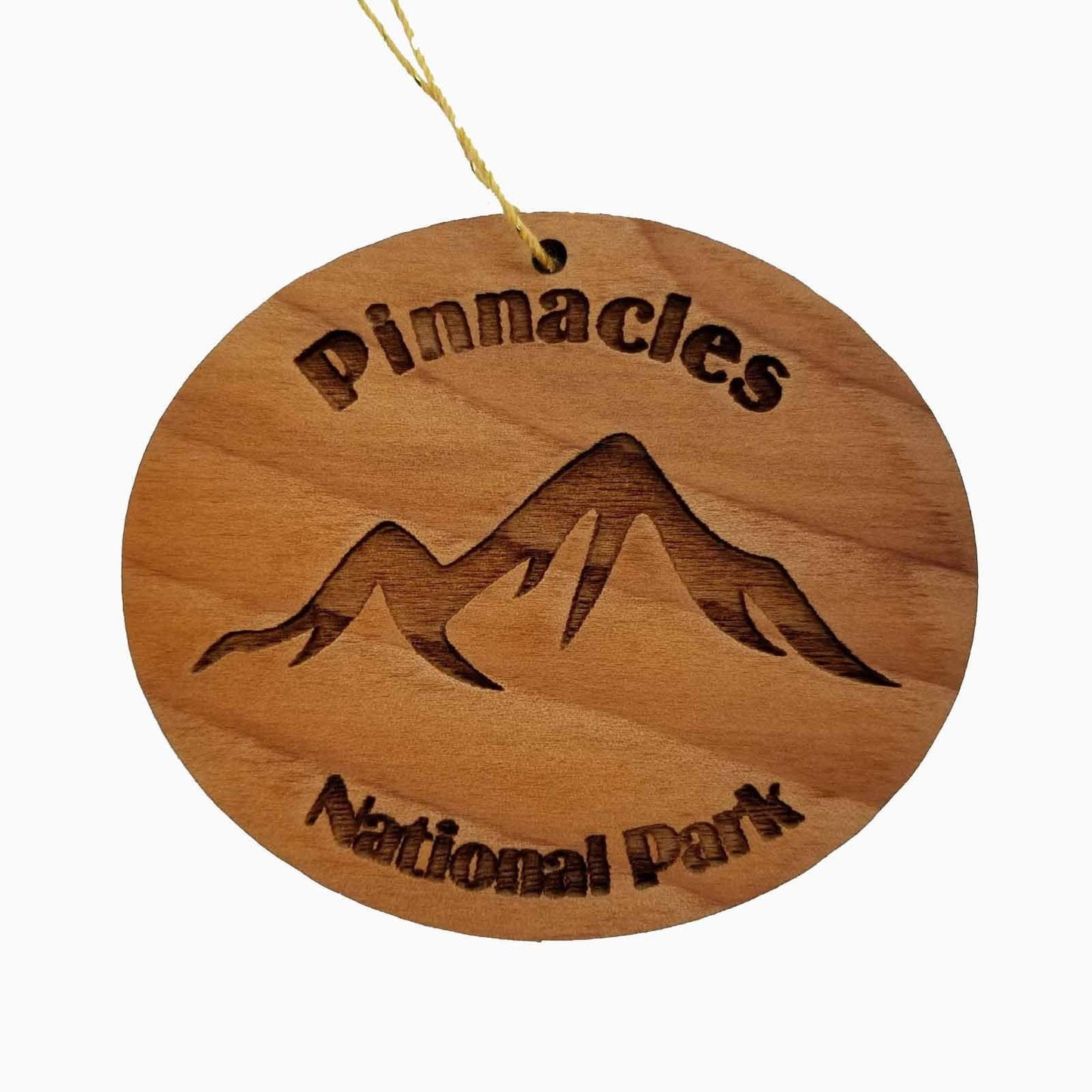 Pinnacles National Park Ornament Handmade Wood California Souvenir Mountains - 15090