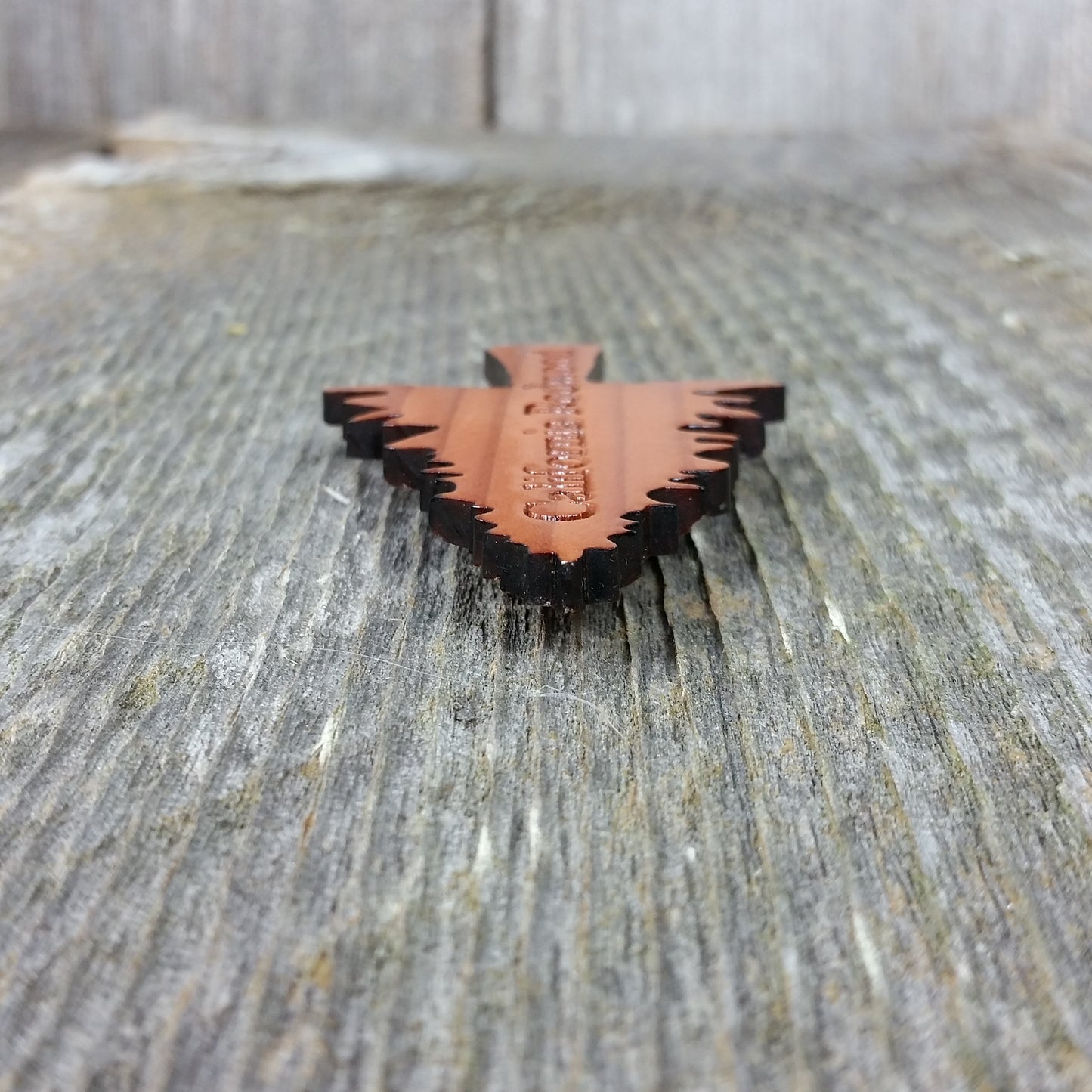 Tree Magnet Handcrafted Wood Souvenir California Redwood Handmade Made in USA - 4001