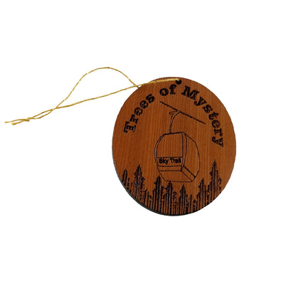 Trees of Mystery Sky Trail Ornament  Wood - 4014
