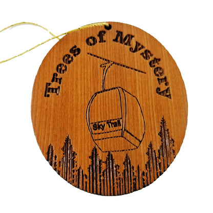 Trees of Mystery Sky Trail Ornament  Wood - 4014
