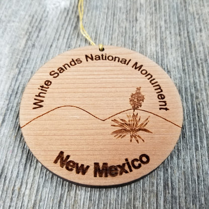 White Sands National Monument Christmas Ornament NM
