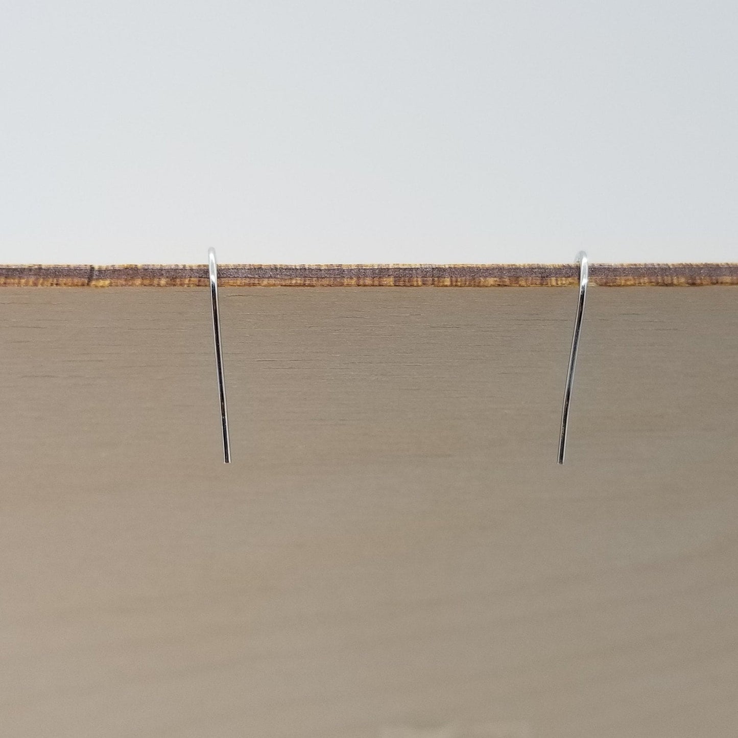 Wood Earrings - Mountain Engraved Wood Earrings - Dangle Earrings - Souvenir Keepsake - Anniversary Gift - D8