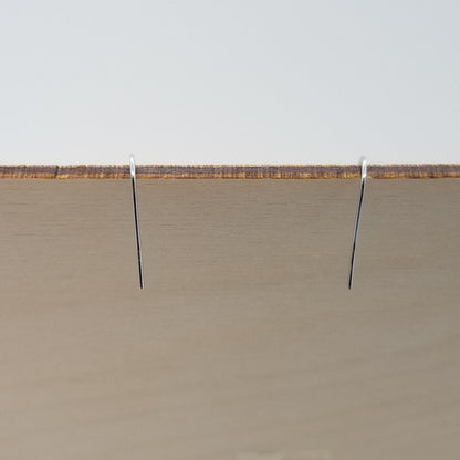 Wood Earrings - Mountain Engraved Wood Earrings - Dangle Earrings - Souvenir Keepsake - Anniversary Gift - D8