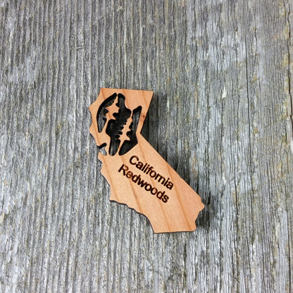 California Redwoods CA State Shape Magnet - M 4003