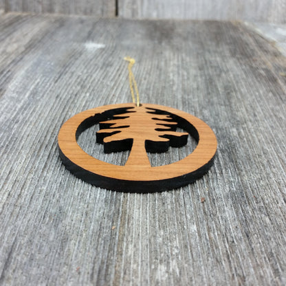 Redwood Tree The Redwoods Wood Christmas Ornament California Redwoods Handmade in USA - 15004