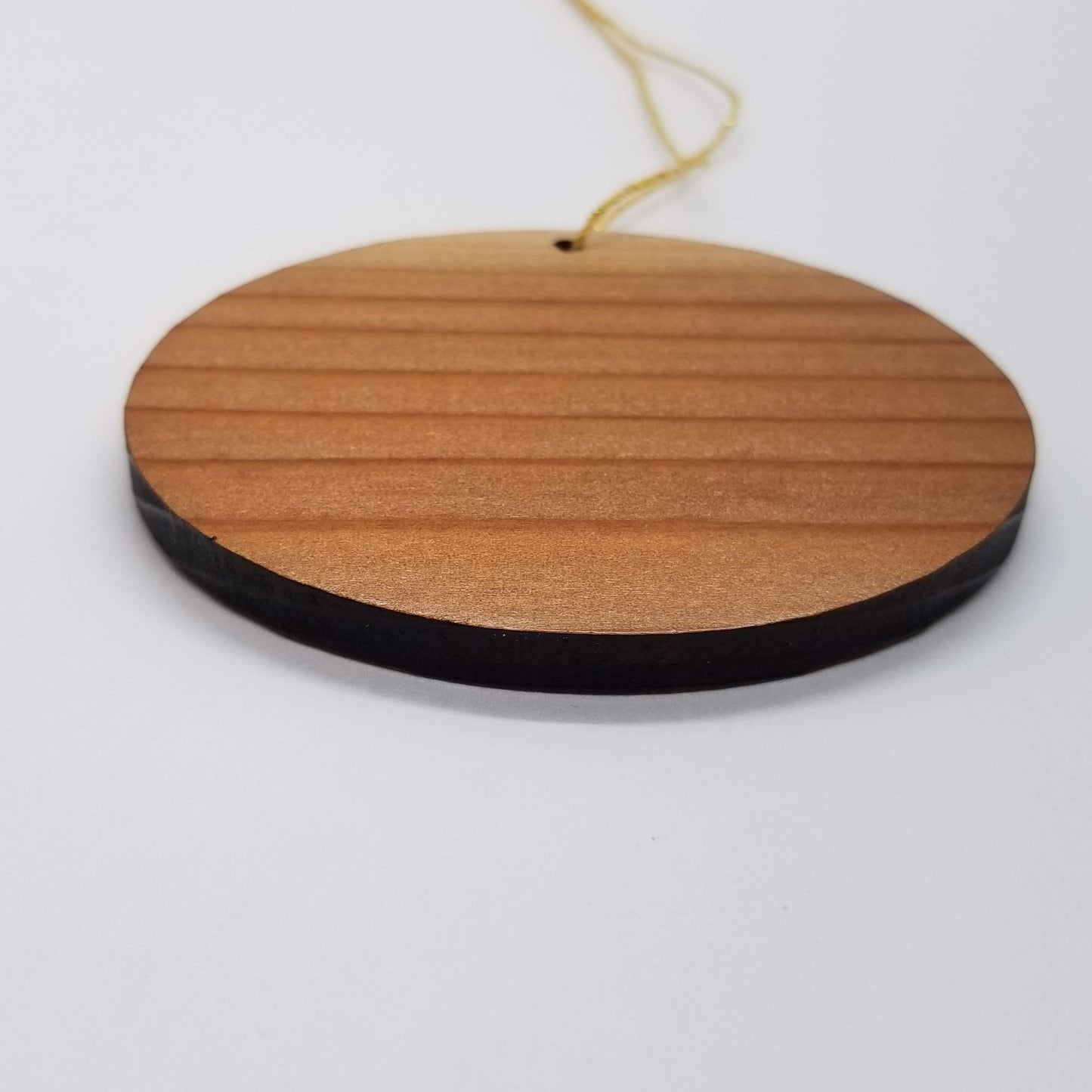 Bear and Cub Christmas Ornament California Redwoods Wood Souvenir - 1064