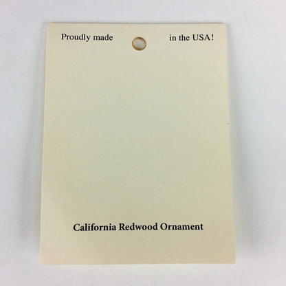 Maryland Crab Christmas Ornament California Redwood Laser Cut Handmade Wood Ornament Made in USA