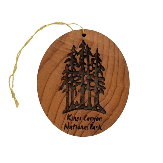 Kings Canyon National Park Wood Ornament Multi Trees Souvenir- 15018KING